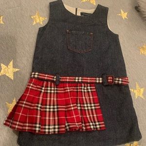 Burberry Girls 12 month denim dress